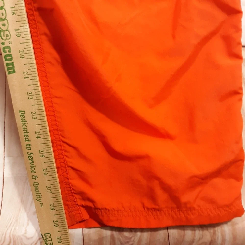 Vintage Abercrombie & Fitch Gym Issue 092 Pants Mens XL Orange Baggy Mesh Lined